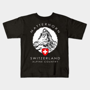 Switzerland Matterhorn Xo4U Original Kids T-Shirt